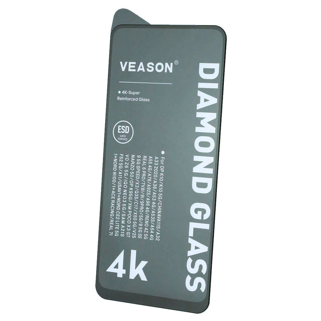Защитное стекло VEASON Diamond Glass для XIAOMI 12T, 12T Pro, 13T, 13T Pro, цвет окантовки черный