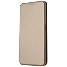Чехол книжка STYLISH для XIAOMI Redmi A5, POCO C71, экокожа, визитница, цвет золотистый