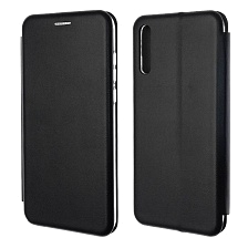 Чехол книжка STYLISH для HUAWEI Enjoy 10S, Y8p (AQM-LX1), экокожа, визитница, цвет черный