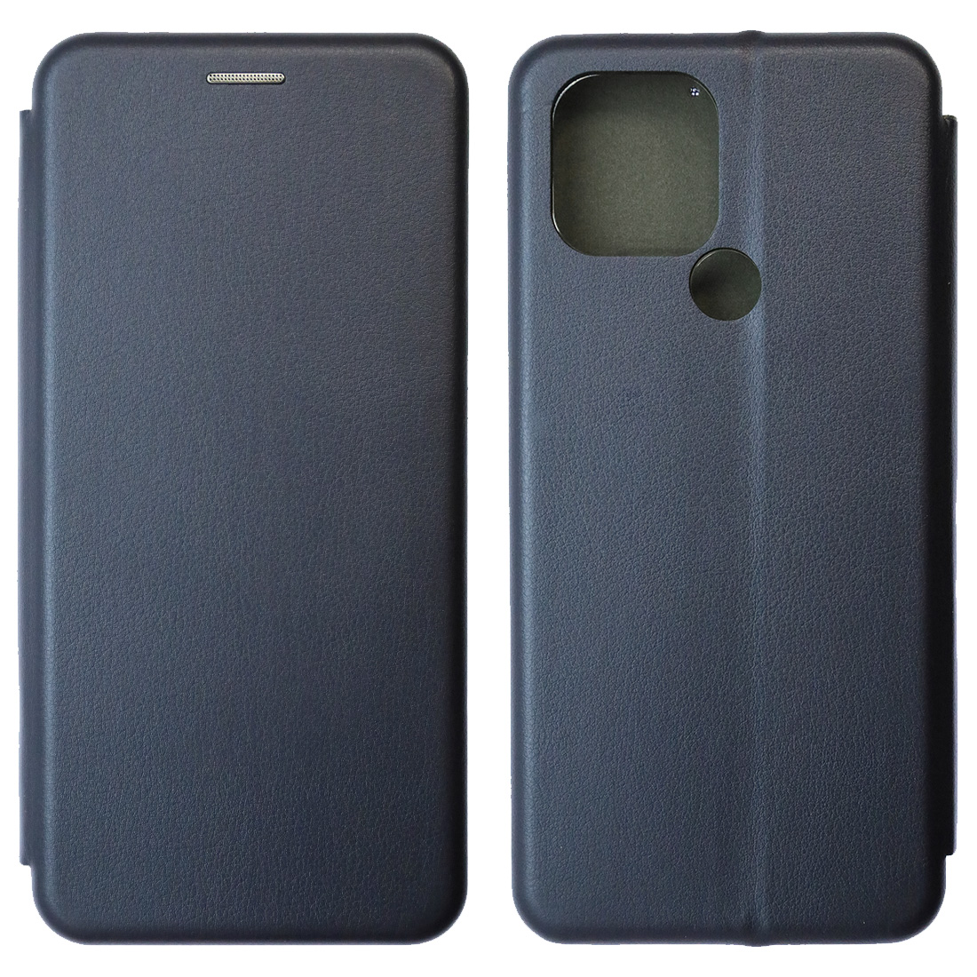 Чехол книжка STYLISH для XIAOMI Redmi A1 Plus, Redmi A2 Plus, POCO C51, экокожа, визитница, цвет темно синий