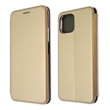 Чехол книжка STYLISH для XIAOMI MI 11 Lite, экокожа, визитница, цвет золотистый Чехол книжка STYLISH для XIAOMI MI 11 Lite, экокожа, визитница, цвет золотистый