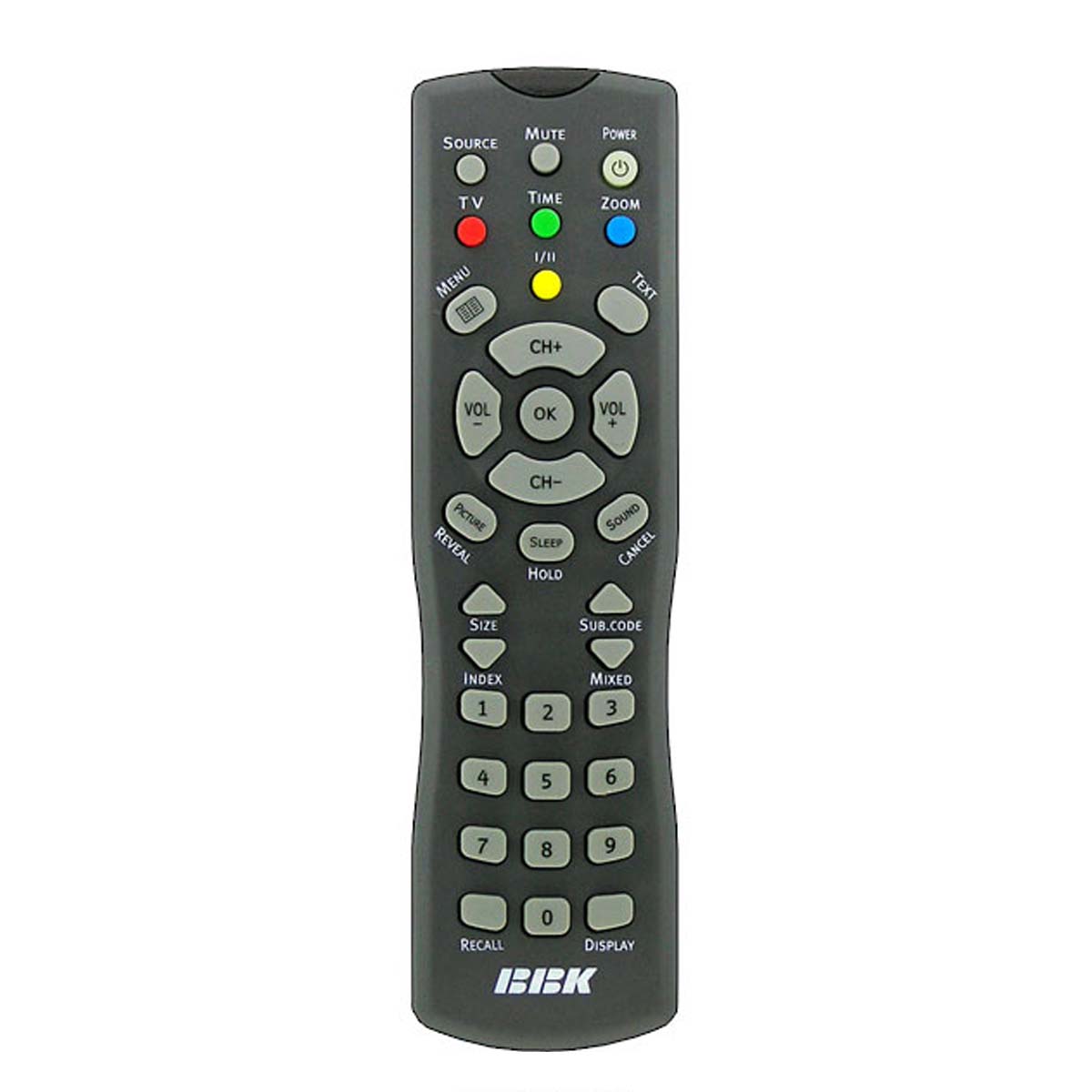Пульт ДУ EN-02505B (EN-02505R) для телевизоров BBK, цвет серый