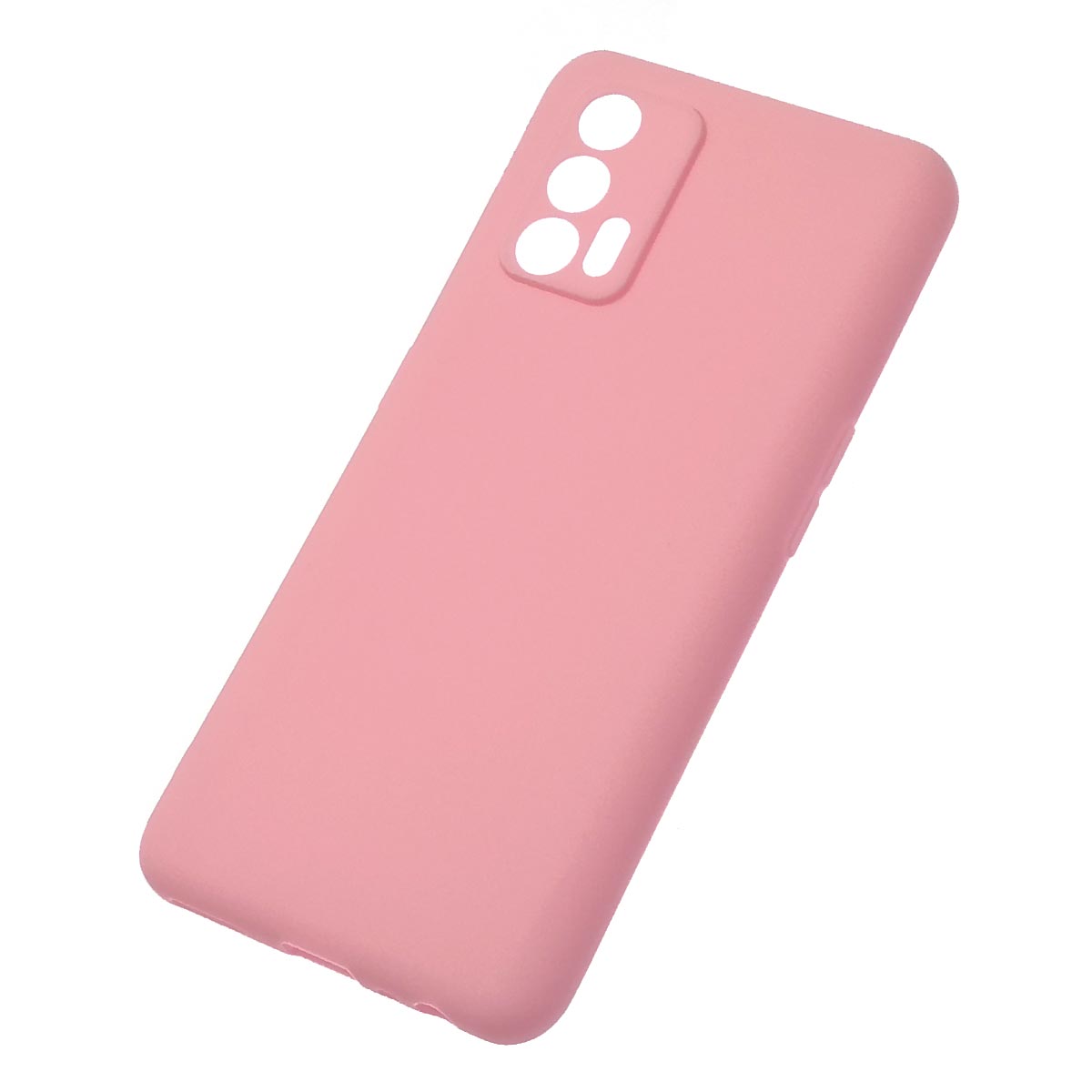 Чехол накладка SOFT TOUCH для Realme GT Neo 8, силикон, матовый, цвет розовый Чехол накладка SOFT TOUCH для Realme GT Neo 8, силикон, матовый, цвет розовый