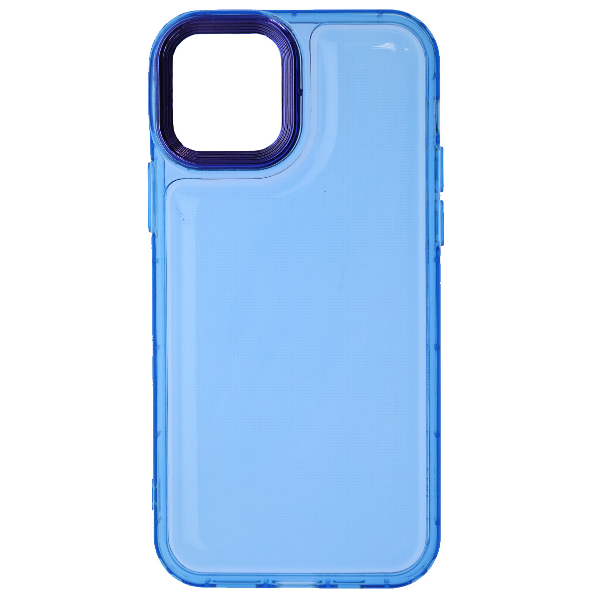 Чехол накладка AIR BAG для APPLE iPhone 12, iPhone 12 Pro, силикон, цвет прозрачно голубой Чехол накладка AIR BAG для APPLE iPhone 12, iPhone 12 Pro, силикон, цвет прозрачно голубой