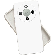 Чехол накладка NANO для Honor X9d, защита камеры, силикон, бархат, цвет белый