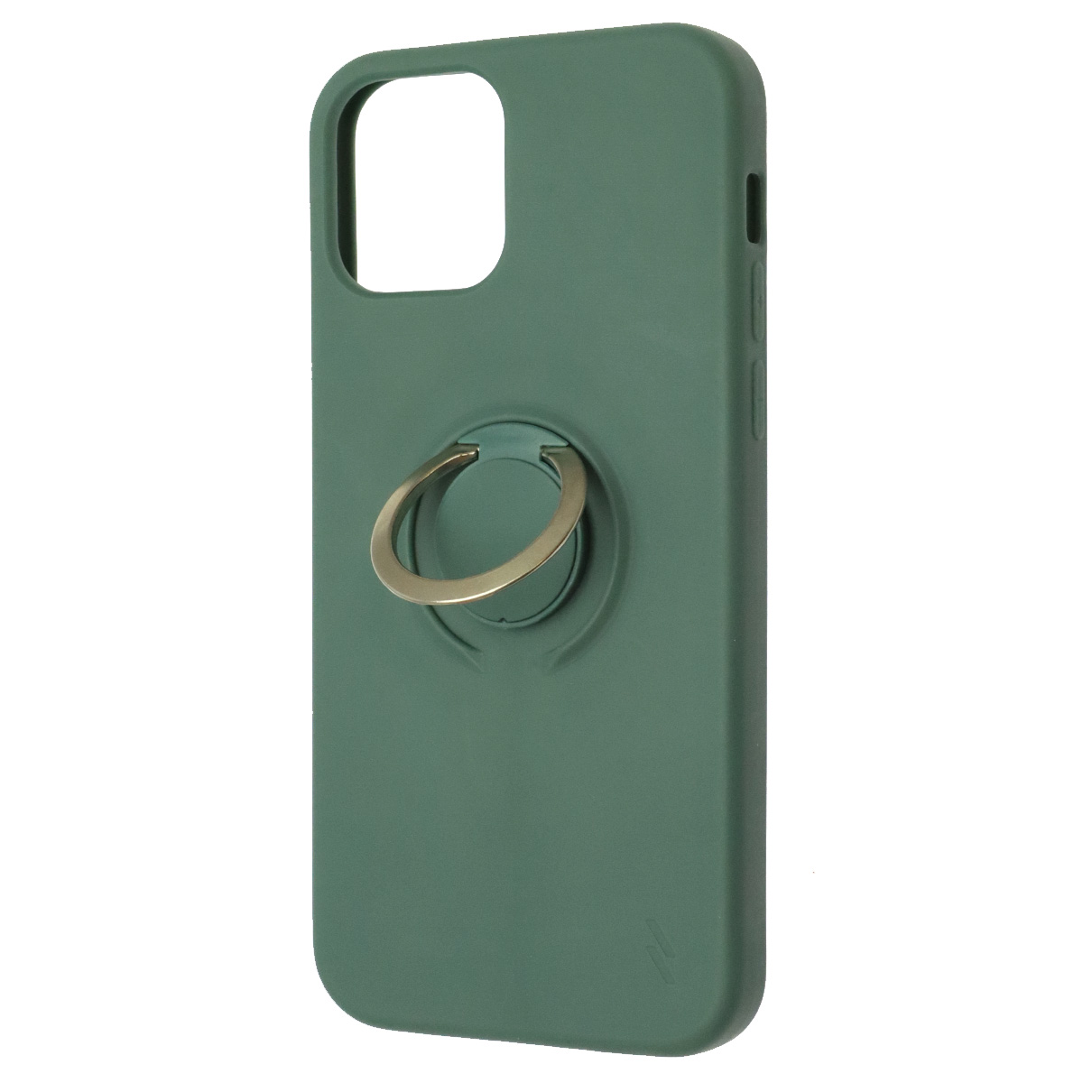 Чехол накладка RING для APPLE iPhone 12 (6.1"), iPhone 12 Pro (6.1"), силикон, кольцо держатель, цвет хвойный Чехол накладка RING для APPLE iPhone 12 (6.1"), iPhone 12 Pro (6.1"), силикон, кольцо держатель, цвет хвойный