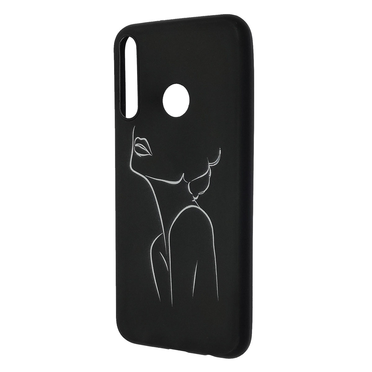 Чехол накладка imcase для HUAWEI Honor 9C, Honor P40 Lite E, Y7P, силикон, рисунок Женский силуэт