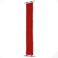 Ремешок для часов Apple Watch 42-44 мм, нейлон, узор плетение, цвет красный Ремешок для часов Apple Watch 42-44 мм, нейлон, узор плетение, цвет красный