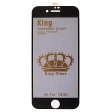 Защитное стекло Антишпион King Glass для APPLE iPhone 7, iPhone 8, цвет окантовки черный Защитное стекло Антишпион King Glass для APPLE iPhone 7, iPhone 8, цвет окантовки черный