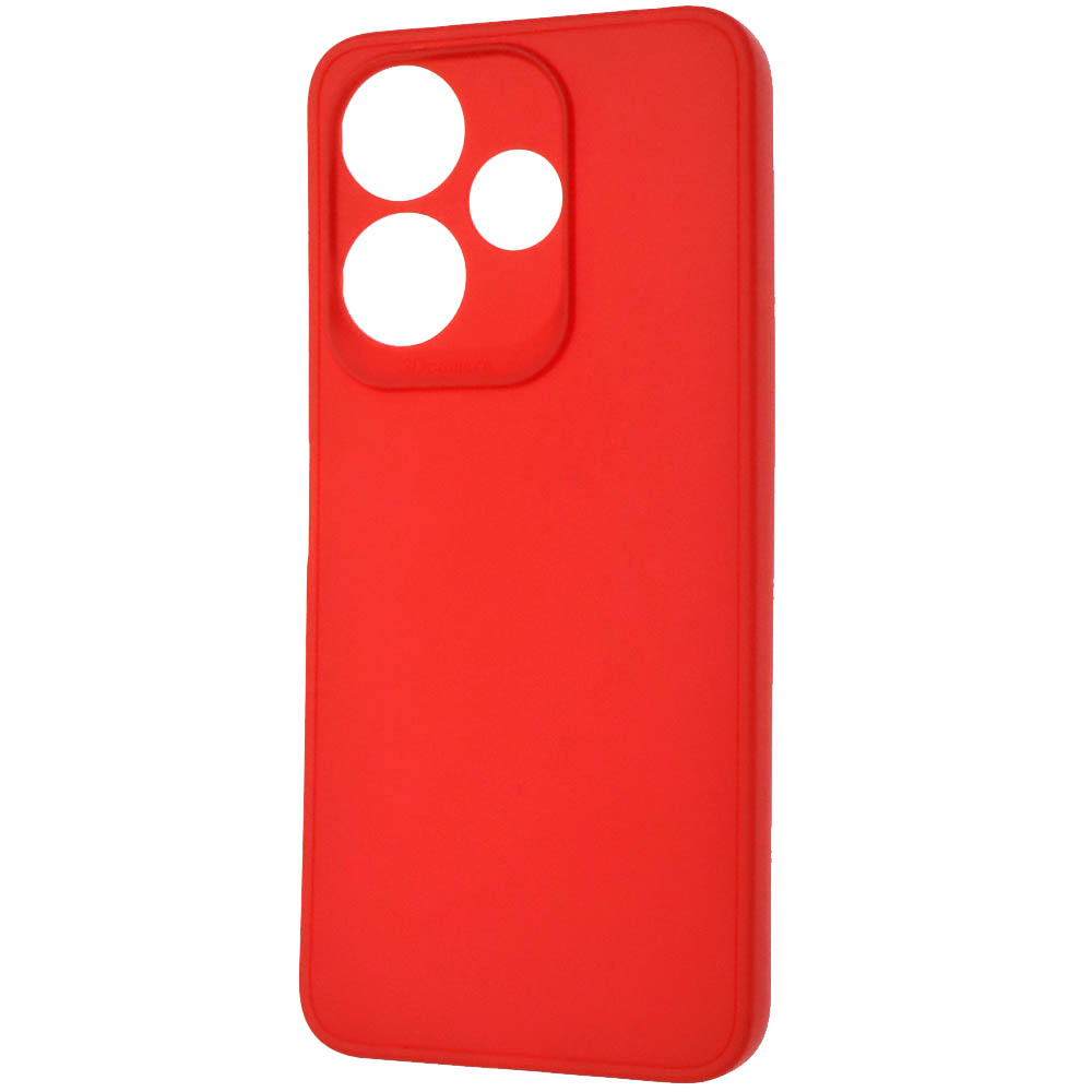 Чехол накладка для XIAOMI Redmi 13, POCO M6 4G, защита камеры, силикон, цвет красный