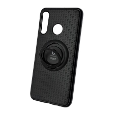 Чехол накладка iFace для HUAWEI P30 Lite, Honor 20S, Honor 20 Lite, Nova 4E, силикон, кольцо держатель, цвет черный. Чехол накладка iFace для HUAWEI P30 Lite, Honor 20S, Honor 20 Lite, Nova 4E, силикон, кольцо держатель, цвет черный.