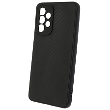 Чехол накладка для SAMSUNG Galaxy A33 5G (SM-A336B), силикон, карбон, цвет черный Чехол накладка для SAMSUNG Galaxy A33 5G (SM-A336B), силикон, карбон, цвет черный