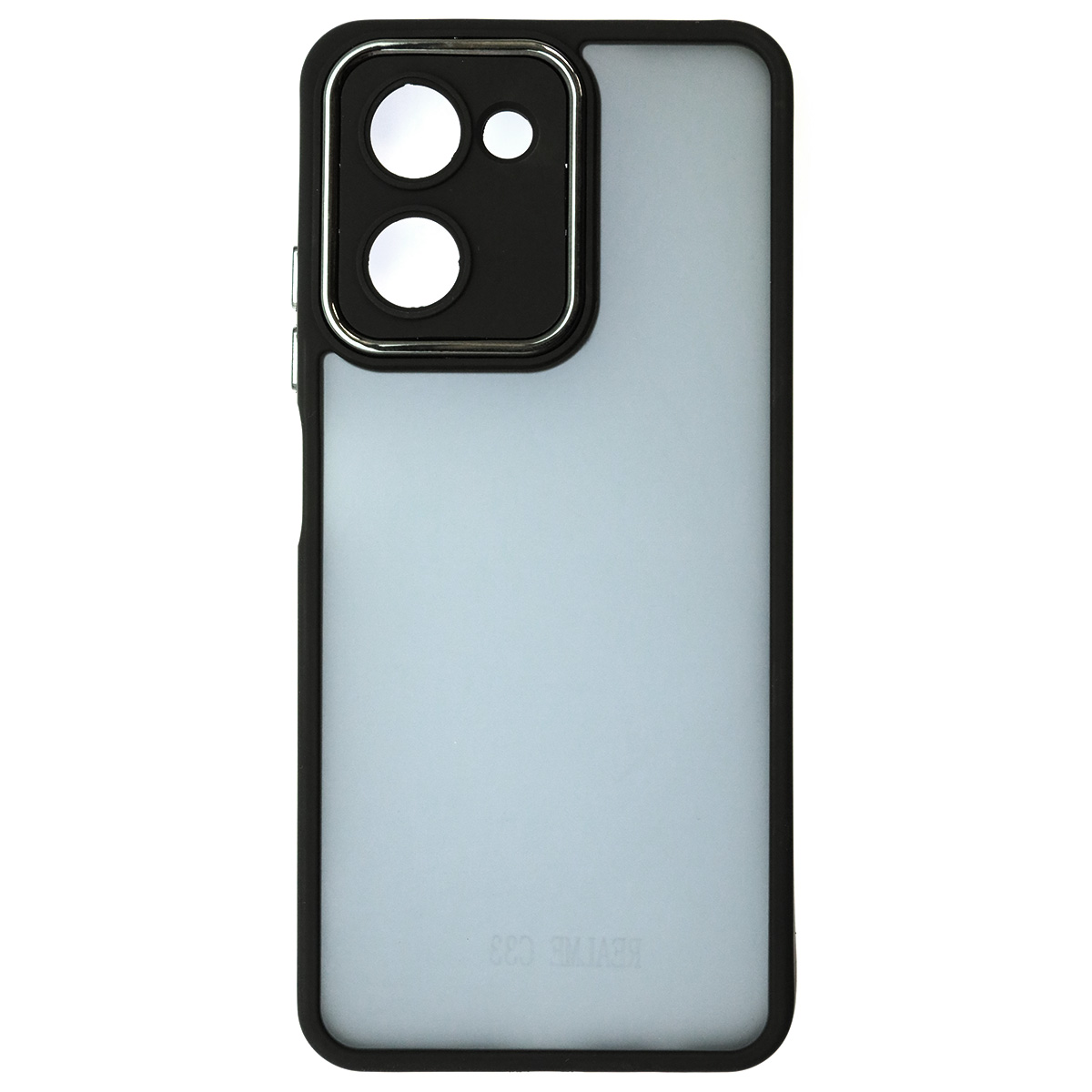 Чехол накладка KING для Realme C33, силикон, пластик, защита камеры, цвет окантовки черный Чехол накладка KING для Realme C33, силикон, пластик, защита камеры, цвет окантовки черный