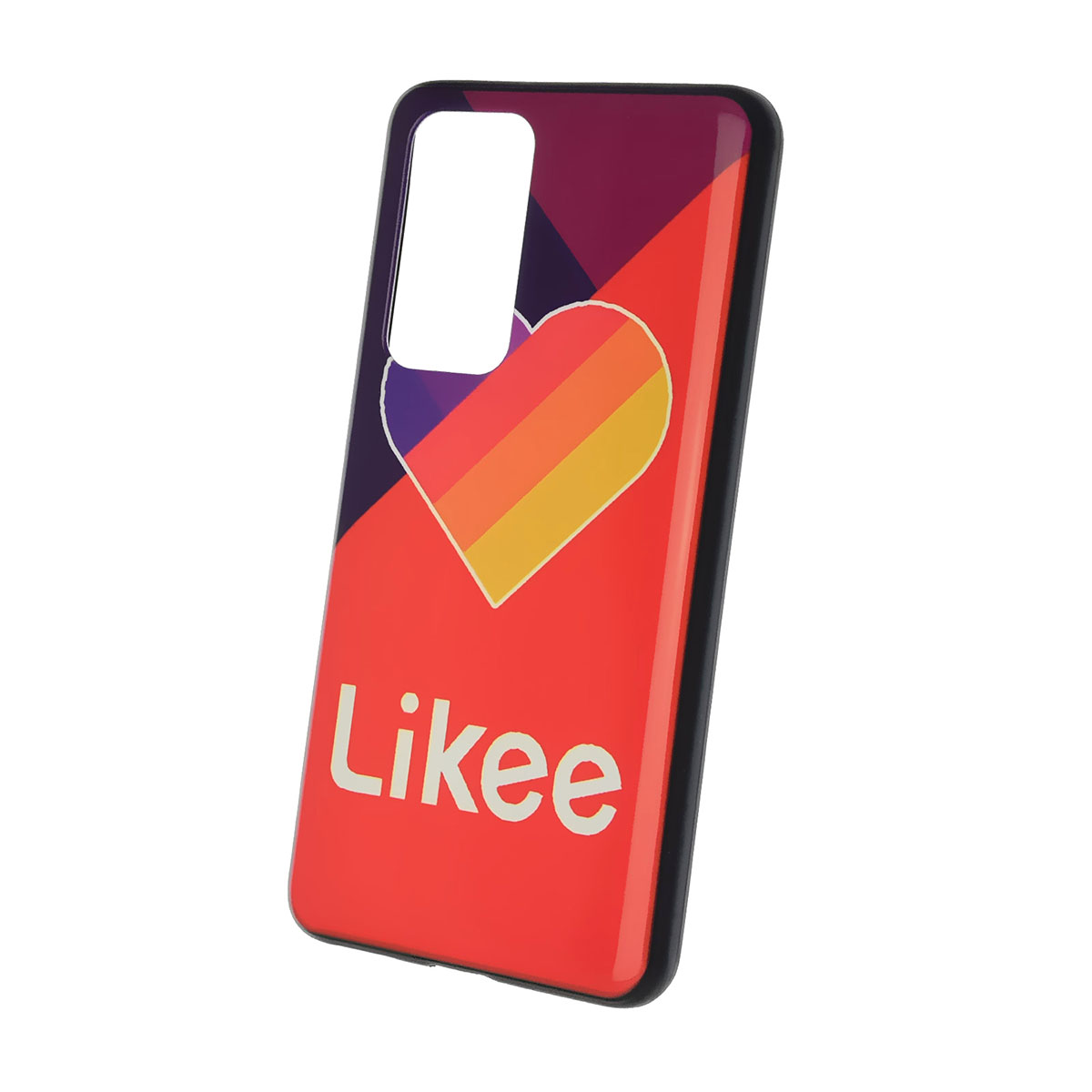 Чехол накладка для HUAWEI P40 (ANA-NX9), силикон, рисунок Likee Red.
