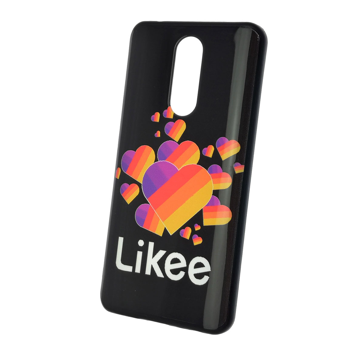 Чехол накладка для XIAOMI Redmi 8, силикон, рисунок Likee Black.