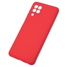 Чехол накладка для SAMSUNG Galaxy A22 4G (SM-A225F), M22 (SM-M225F), M32 (SM-M325F), силикон, цвет красный