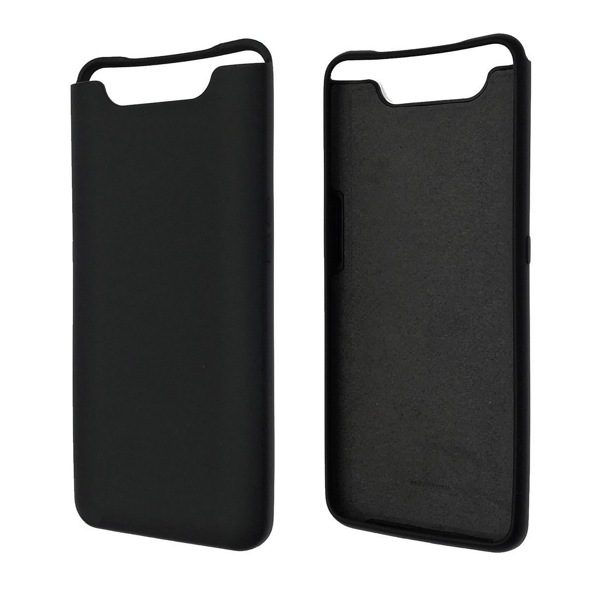Чехол накладка Silicon Cover для Samsung A80 (SM-A805), силикон, бархат, цвет черный. Чехол накладка Silicon Cover для Samsung A80 (SM-A805), силикон, бархат, цвет черный.