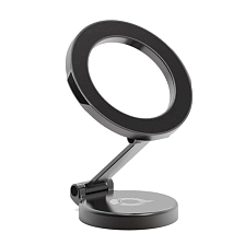 Автомобильный магнитный держатель QAYAN QH-115 с креплением под MagSafe для смартфона, на приборную панель, цвет серый