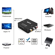 Переходник, конвертер, преобразователь видеосигнала H124 mini из AV (3 RCA) в HDMI, цвет черный Переходник, конвертер, преобразователь видеосигнала H124 mini из AV (3 RCA) в HDMI, цвет черный