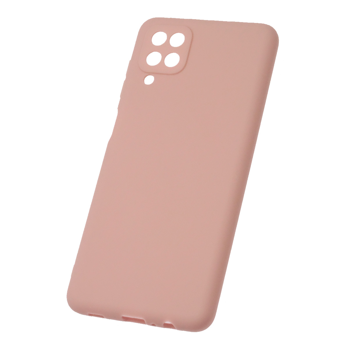 Чехол накладка Soft Touch для SAMSUNG Galaxy A12 5G, силикон, цвет песочно розовый Чехол накладка Soft Touch для SAMSUNG Galaxy A12 5G, силикон, цвет песочно розовый