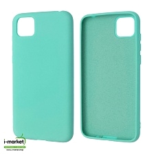 Чехол накладка Silicon Cover для HUAWEI Honor 9S (DUA-LX9), Y5P 2020, силикон, бархат, цвет бирюзовый Чехол накладка Silicon Cover для HUAWEI Honor 9S (DUA-LX9), Y5P 2020, силикон, бархат, цвет бирюзовый