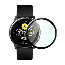 Защитная пленка, стекло 3D PMMA для SAMSUNG Watch 44 мм (SM-T820), цвет окантовки черный. Защитная пленка, стекло 3D PMMA для SAMSUNG Watch 44 мм (SM-T820), цвет окантовки черный.
