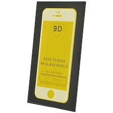Защитное стекло 9D для APPLE iPhone 5, iPhone 5G, iPhone 5S, iPhone SE, цвет окантовки белый Защитное стекло 9D для APPLE iPhone 5, iPhone 5G, iPhone 5S, iPhone SE, цвет окантовки белый