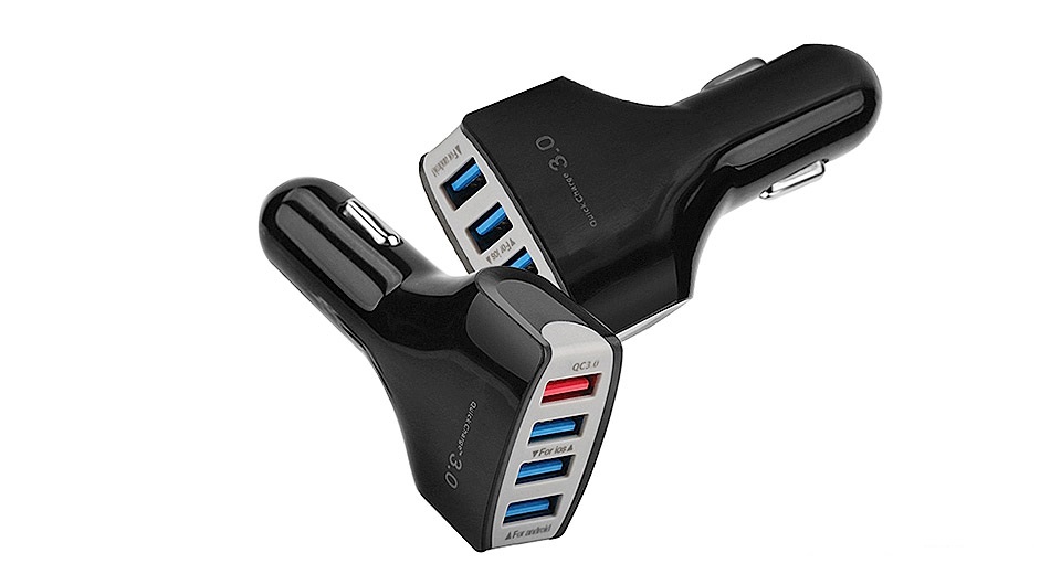 АЗУ LZ-KC08 5V/7.0A 4USB Ports Qualcomm 3.0 (R).
