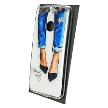 Чехол накладка для HUAWEI Honor 9 Lite, Honor 7S, P Smart, силикон, глянцевый, блестки, рисунок Street Style Чехол накладка для HUAWEI Honor 9 Lite, Honor 7S, P Smart, силикон, глянцевый, блестки, рисунок Street Style