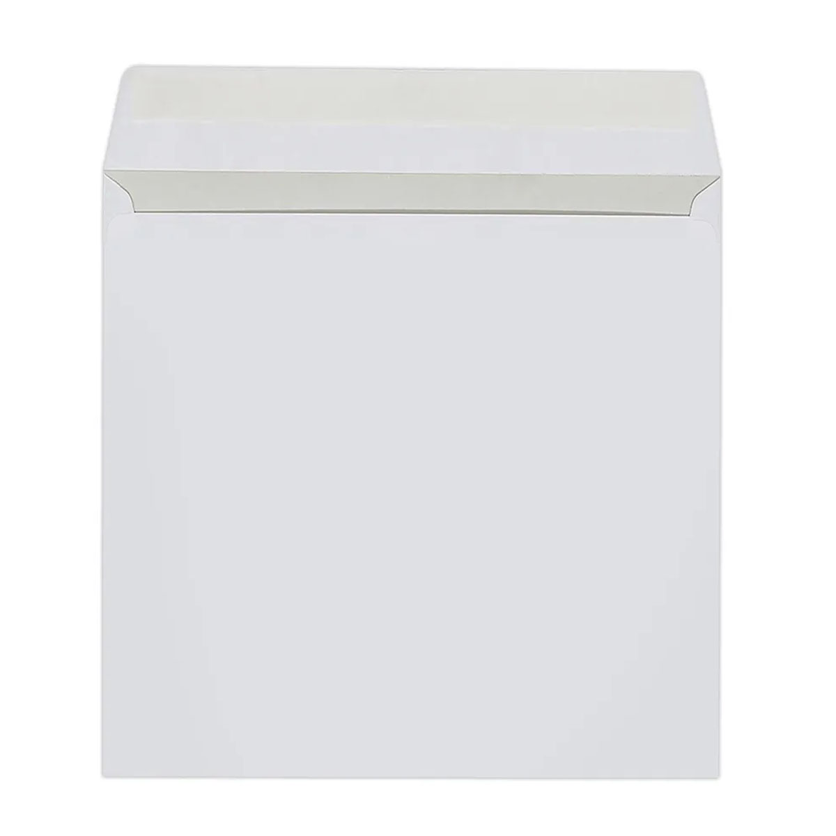 Конверт под СD, DVD диски, клейкий клапан, без окна, цвет белый