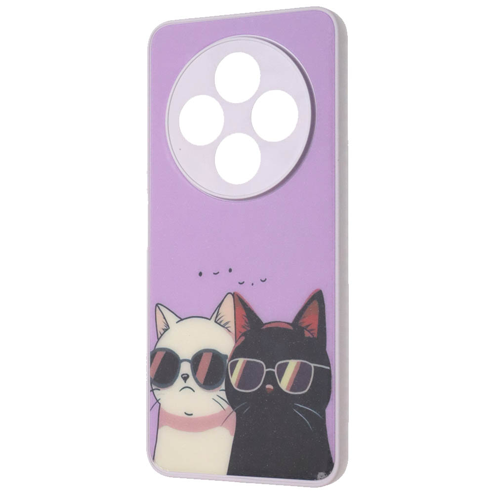 Чехол накладка для XIAOMI Redmi 14C, POCO C75 пластик, силикон, защита камеры, рисунок Котята в очках Чехол накладка для XIAOMI Redmi 14C, POCO C75 пластик, силикон, защита камеры, рисунок Котята в очках