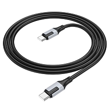 Кабель BOROFONE BX101 Creator Type C на Type C, 3A, 60W, длина 1 метр, цвет черный