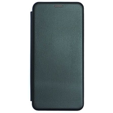 Чехол книжка STYLISH для INFINIX Smart 6 Plus, экокожа, визитница, цвет темно зеленый Чехол книжка STYLISH для INFINIX Smart 6 Plus, экокожа, визитница, цвет темно зеленый