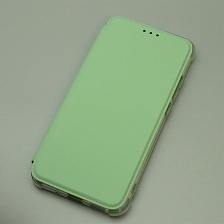 Чехол книжка для XIAOMI Redmi 9C, Redmi 10A, экокожа, визитница, цвет светло фисташковый Чехол книжка для XIAOMI Redmi 9C, Redmi 10A, экокожа, визитница, цвет светло фисташковый