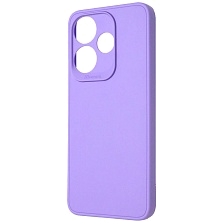 Чехол накладка для XIAOMI Redmi 13, POCO M6 4G, защита камеры, силикон, цвет сиреневый