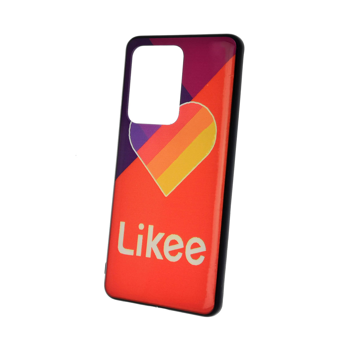 Чехол накладка для SAMSUNG Galaxy S20 Ultra (SM-G988), силикон, рисунок Likee Red. Чехол накладка для SAMSUNG Galaxy S20 Ultra (SM-G988), силикон, рисунок Likee Red.