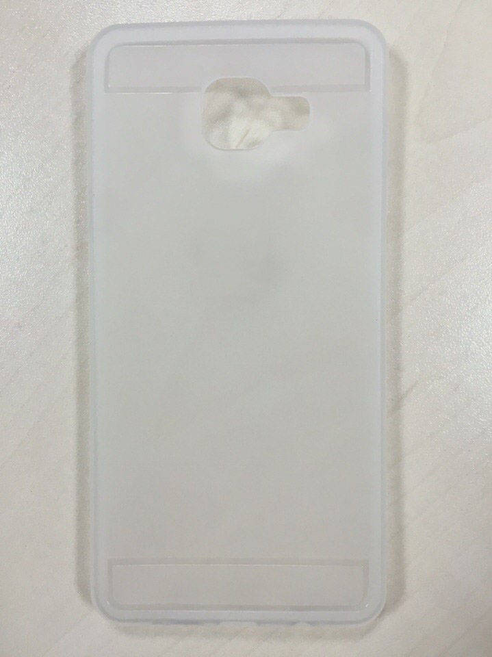 Чехол накладка для SAMSUNG Galaxy A7 2016 (SM-A710), силикон, матовый, с логотипом, цвет белый Чехол накладка для SAMSUNG Galaxy A7 2016 (SM-A710), силикон, матовый, с логотипом, цвет белый