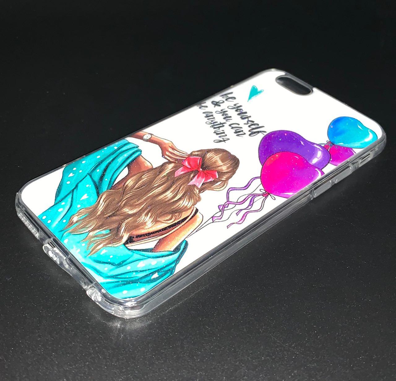 Чехол накладка для APPLE iPhone 6, 6S, силикон, рисунок be yourself and you. Чехол накладка для APPLE iPhone 6, 6S, силикон, рисунок be yourself and you.