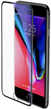 Защитное стекло Baseus SGAPIPH8N-WB02 Full-screen Curved Anti-blue Light для iPhone 6/6S/7/8(4.7") цвет канта белый.