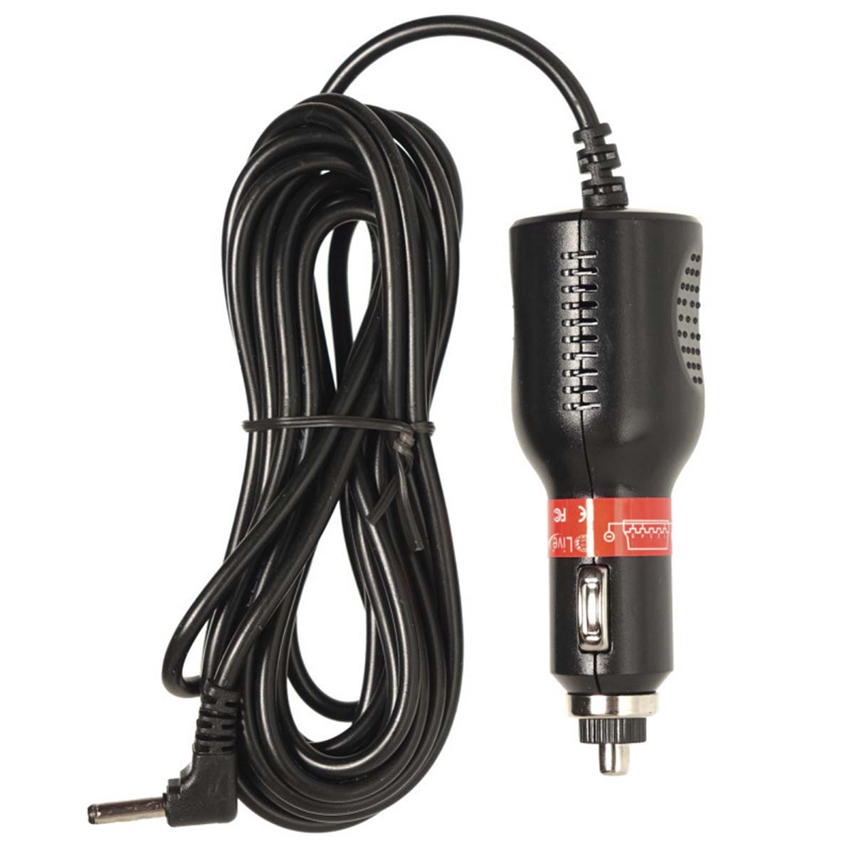 АЗУ (Автомобильное зарядное устройство) LP1 35, штекер 3.5x1.35, длина 3.5 метра, цвет черный