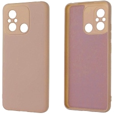 Чехол накладка NANO для XIAOMI Redmi 12C, XIAOMI POCO C55, силикон, бархат, цвет розовый песок Чехол накладка NANO для XIAOMI Redmi 12C, XIAOMI POCO C55, силикон, бархат, цвет розовый песок