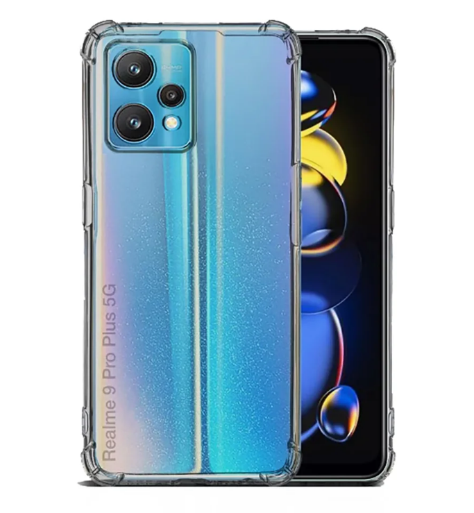 Чехол накладка для Realme 9 Pro Plus, Realme 9 4G, защита камеры, силикон, цвет прозрачный