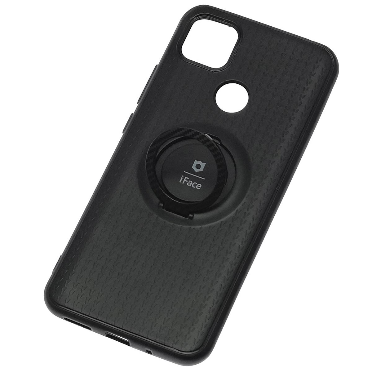 Чехол накладка iFace для XIAOMI Redmi 9C, Redmi 10A, силикон, кольцо держатель, цвет черный Чехол накладка iFace для XIAOMI Redmi 9C, Redmi 10A, силикон, кольцо держатель, цвет черный