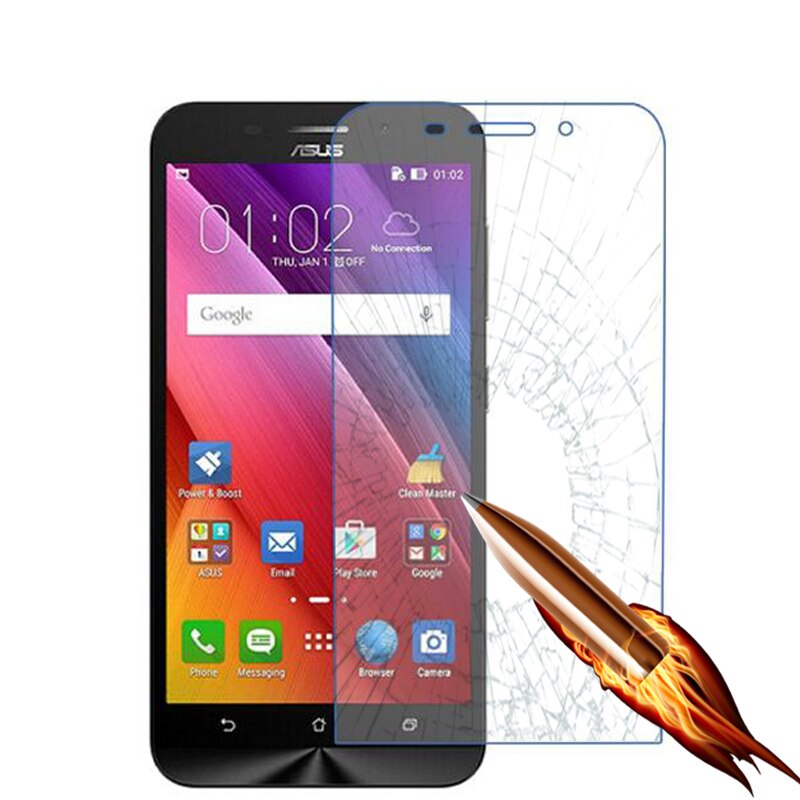 Защитное стекло "Pro Glass" в картонной упаковке для ASUS Zenfone Zoom/ZX551ML/ 0,2 мм (цвет=глянцев.