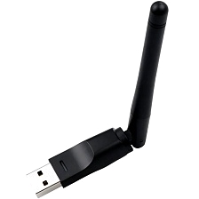 Wi-Fi адаптер, 150 Мбит/с, 2.4 ГГц, цвет черный