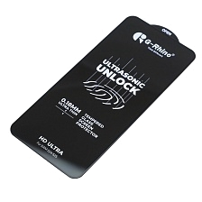 Защитное стекло 6D G-Rhino Ultra Thin для SAMSUNG Galaxy S24, ультратонкое 0.18 мм, цвет окантовки черный