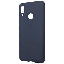 Чехол накладка GPS для HUAWEI P Smart 2019 (POT-LX1), Honor 10 Lite (HRY-LX1), силикон, матовый, цвет синий