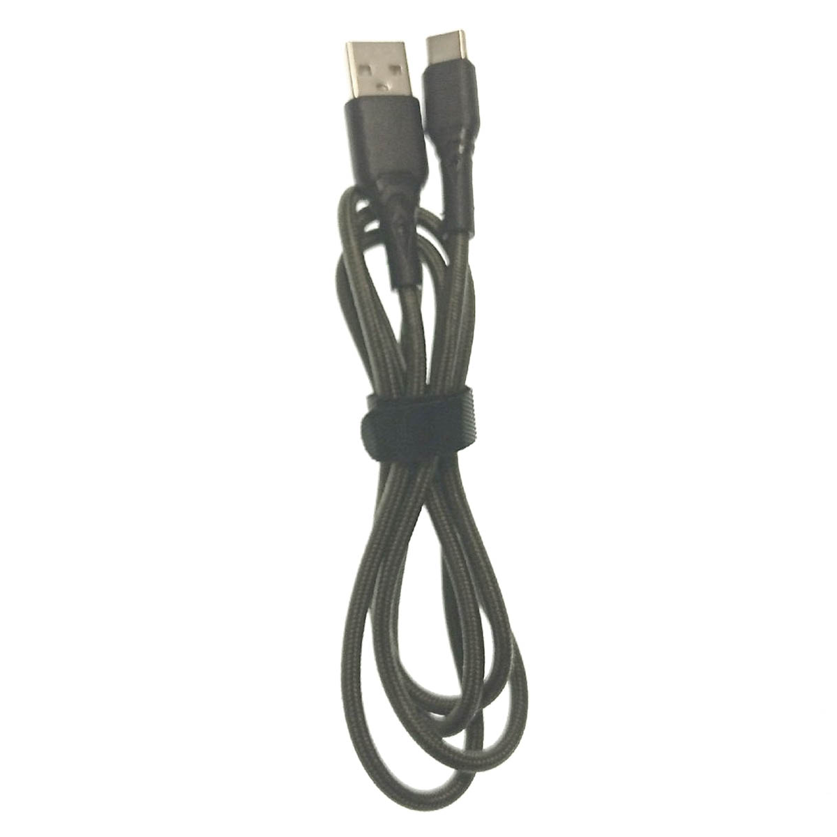 Кабель XB X37t USB Type C, нейлон, длина 1 метр, цвет хаки Кабель XB X37t USB Type C, нейлон, длина 1 метр, цвет хаки
