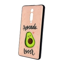 Чехол накладка для XIAOMI Mi9T, Mi 9T PRO, Redmi K20, Redmi K20 Pro, силикон, стекло, рисунок AVOCADO Lover.