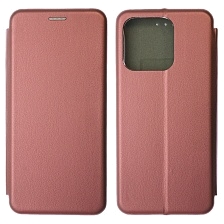 Чехол книжка STYLISH для Honor X8a, экокожа, визитница, цвет бордовый